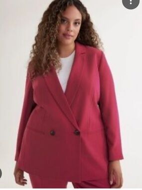 Penningtons Rose Pink Double-Breasted Blazer